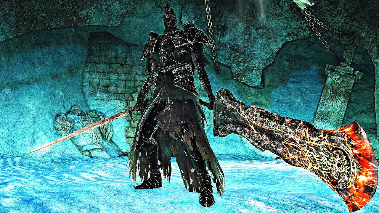 Dark Souls 2 Remastered - Fume Knight Boss Fight (4K 60FPS)