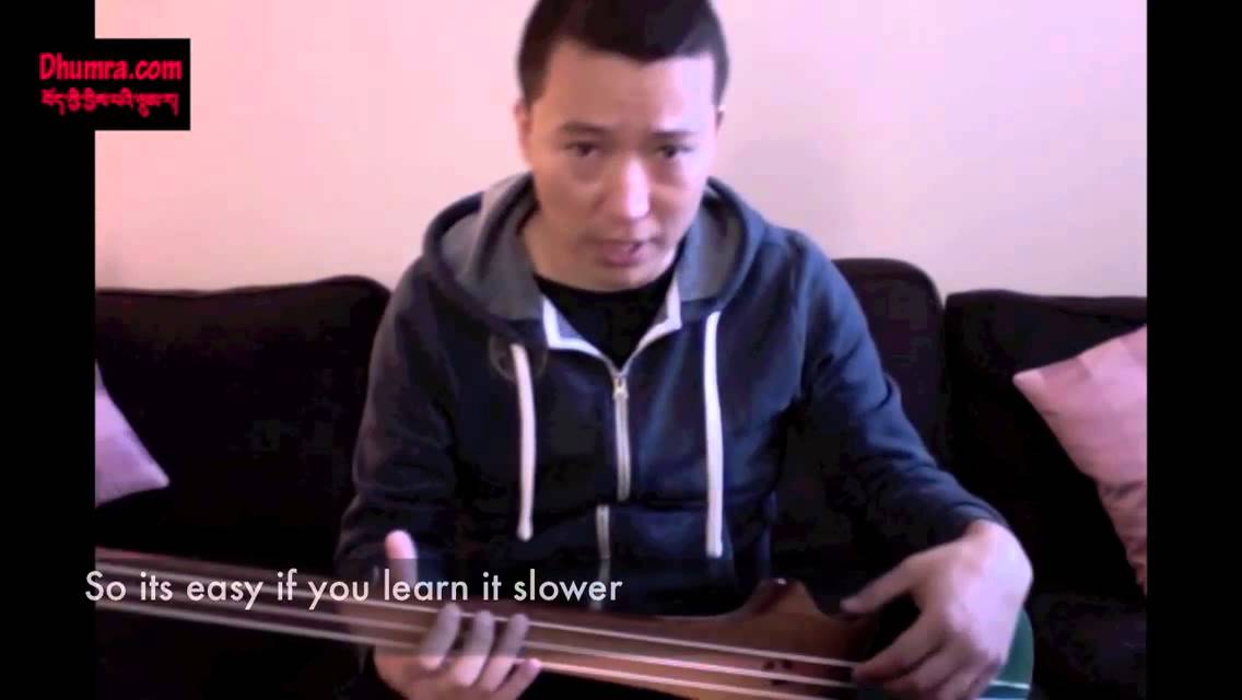 Dranyen (Tibetan Lute) : How to play Ula Maya (Lesson 6)