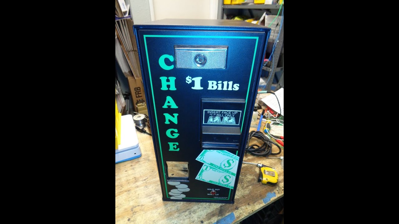 American Changer AC-400 Change Machine Operation Video