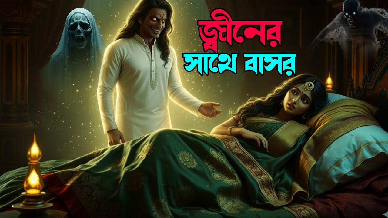 গ্রাম বাংলার ভৌতিক গল্প!! জীনের সাথে বাসর!! সকল পর্ব!! জ্বীনের রোমান্টিক ভালোবাসার গল্প!! ভৌতিক আসর