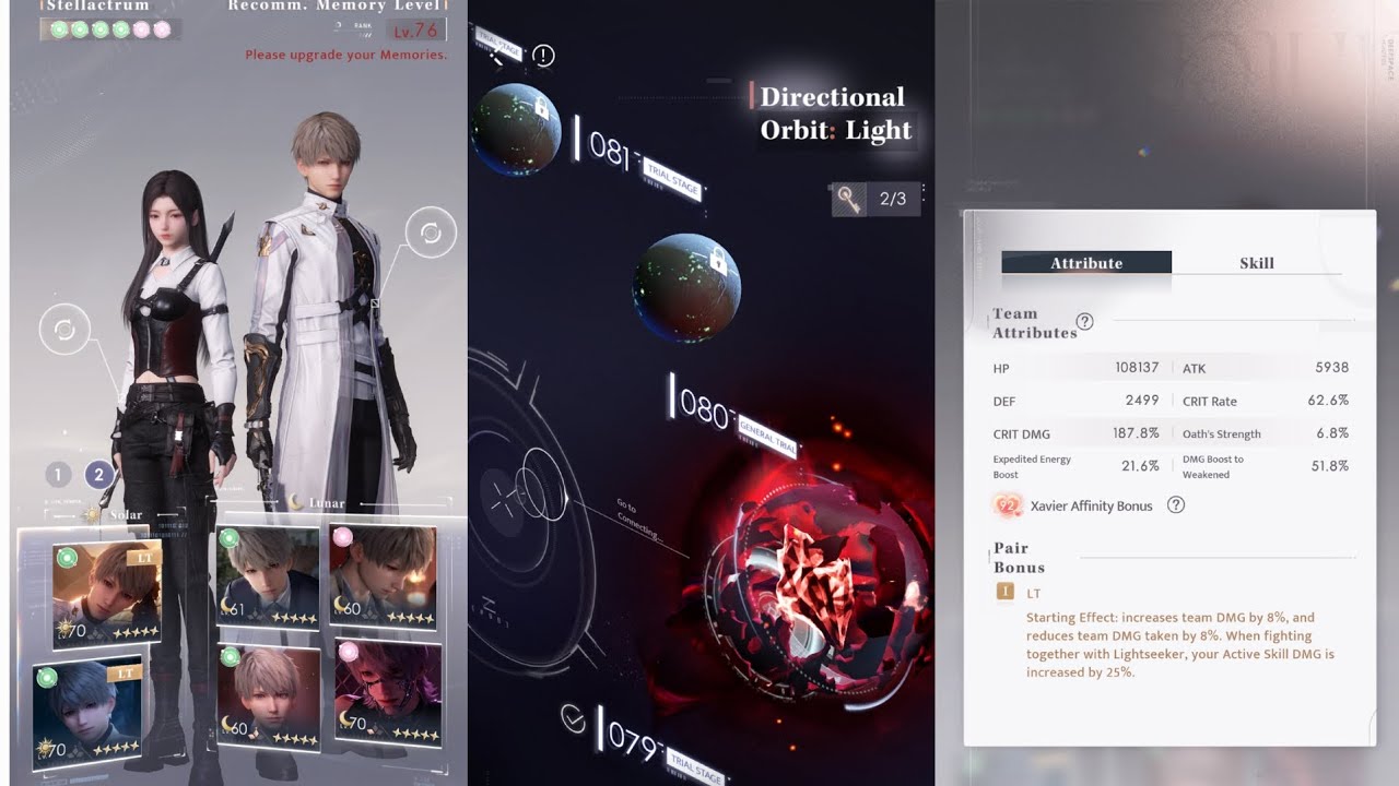 Xavier Lvl 80 - Directional Orbit Light - Love and deepspace