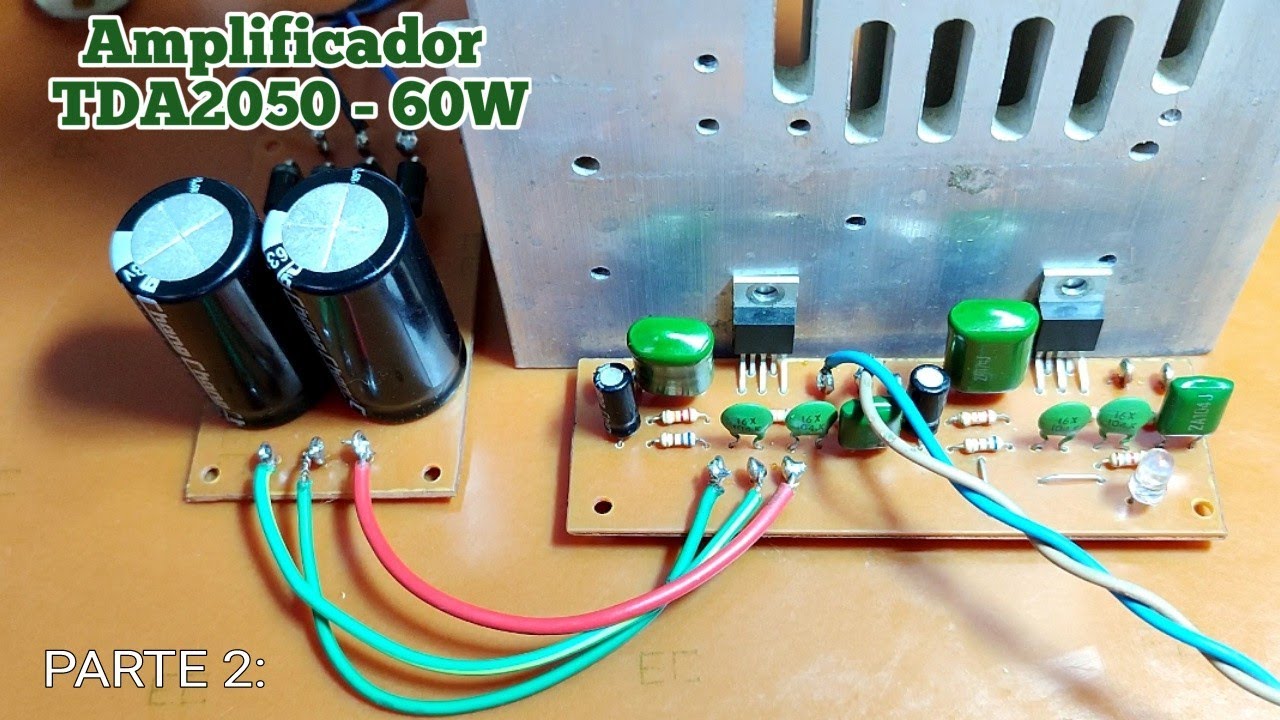Amplificador Con TDA2050 Muy Fácil De Hacer