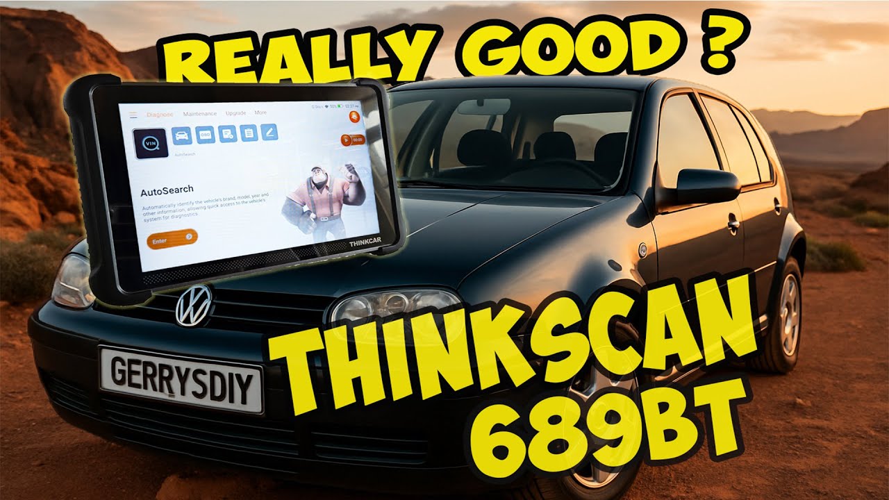 Dirty Diesel & Injector Problems? ThinkScan 689BT Scans a Mk6 Golf + VW Touran
