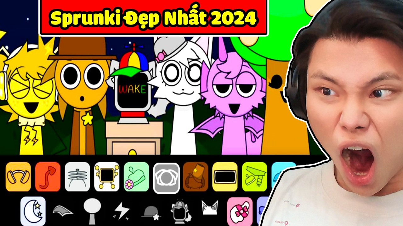 ĐÂY LÀ SPRUNKI ĐẸP NHẤT 2024🌜✨JAYGRAY KHOÁI KHOÁI VÌ INCREDIBOX SPRUNKI NIGHT TIME BUỔI TỐI TRỜI SAO