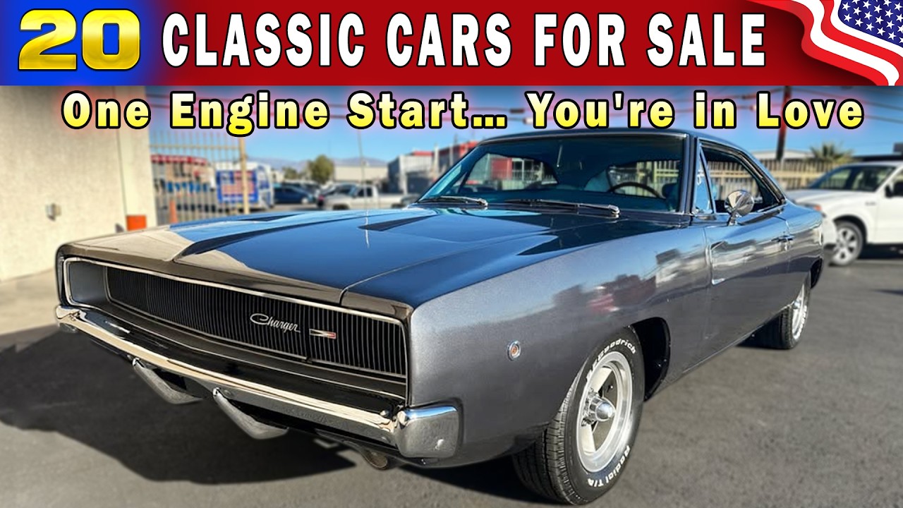 Rare Garage Finds!! 20 Cheap Classic Cars for Sale Today 🚘🔥