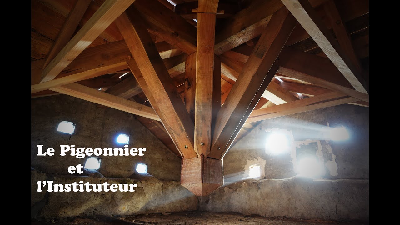 Le pigeonnier et l'instituteur #3 - levage de la charpente