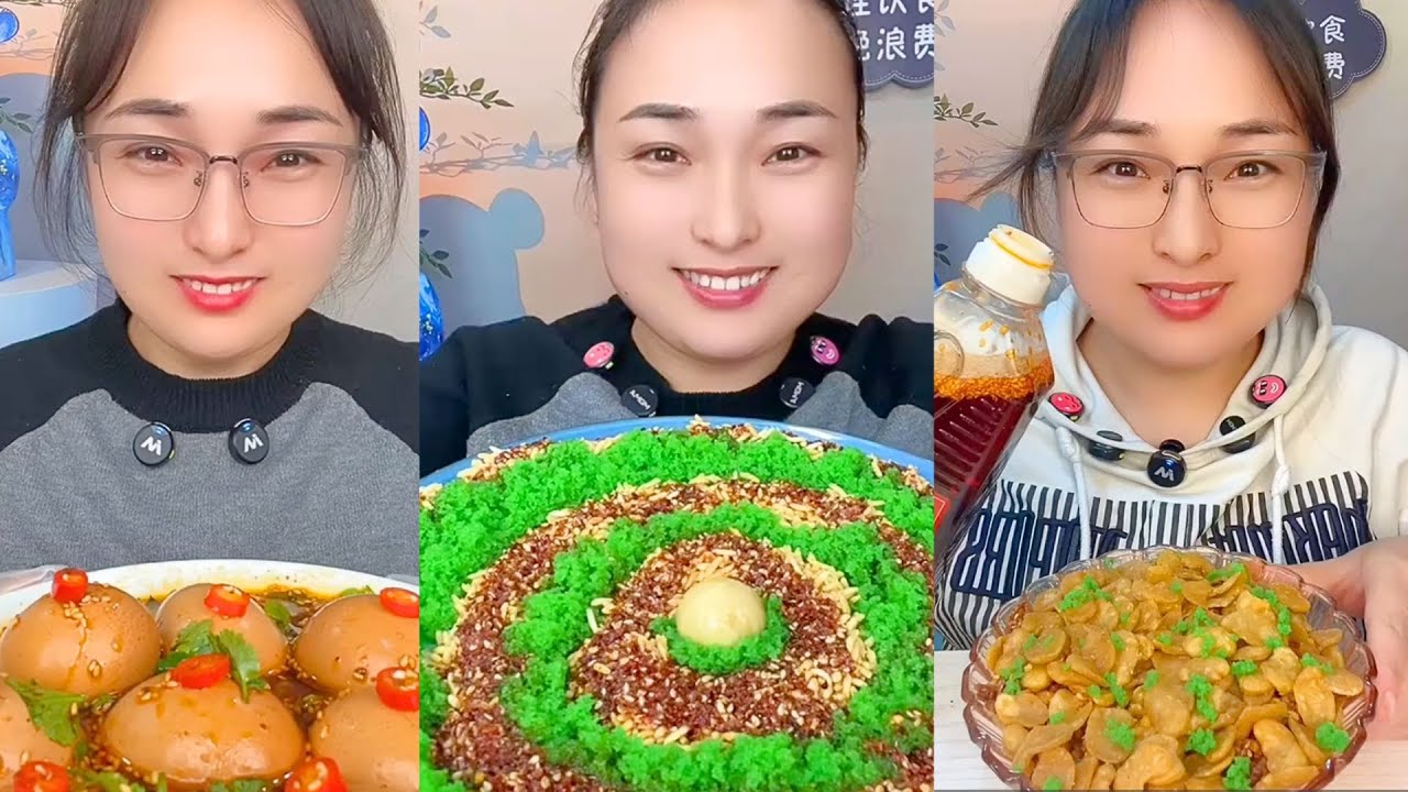 Traditional Spicy Food Eating | Chinese Mukbang #47