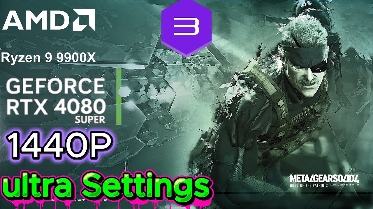 Metal Gear Solid 4 ~ RPCS3~ Ryzen 9 9900X Gameplay | ~60FPS~ 2K Ultra Setting | Rtx 4080 super