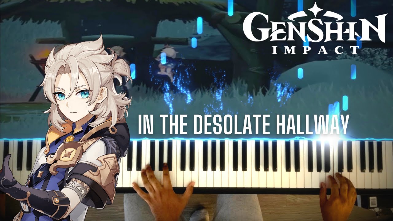 In the Desolate Hallway - Genshin Impact Dragonspine OST - Piano