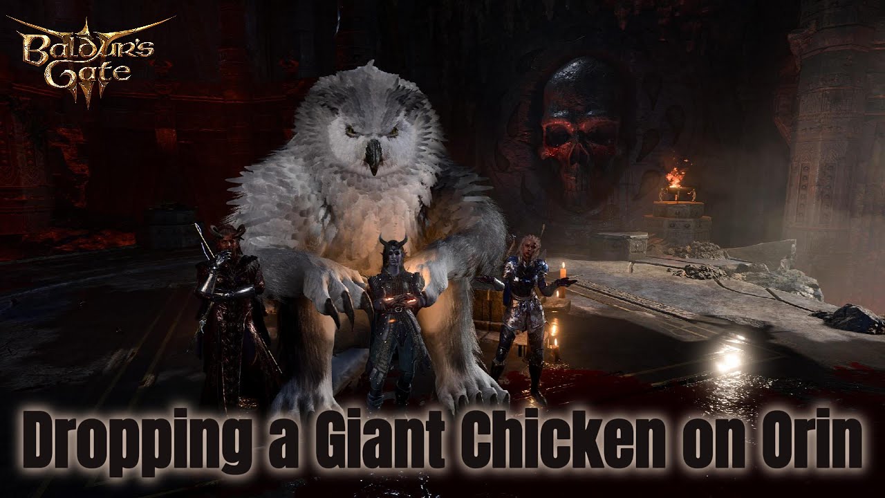 Baldur's Gate 3  |  Dropping a Giant Chicken on Orin