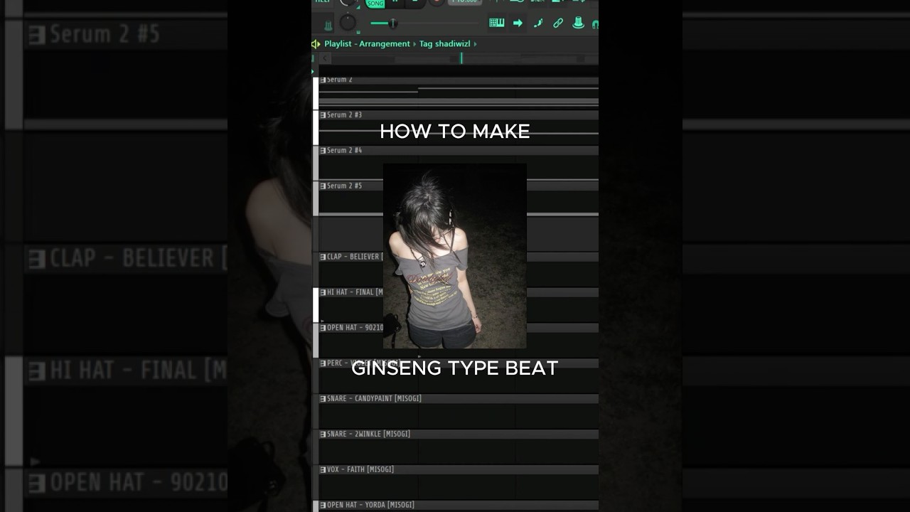 HOW TO MAKE GINSENG TYPE BEAT