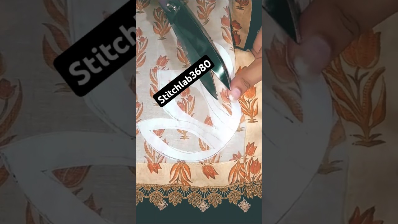 Beautiful Daman design | how to make flower #damandesign #ytshorts #sewingtutorial#ghary ka design