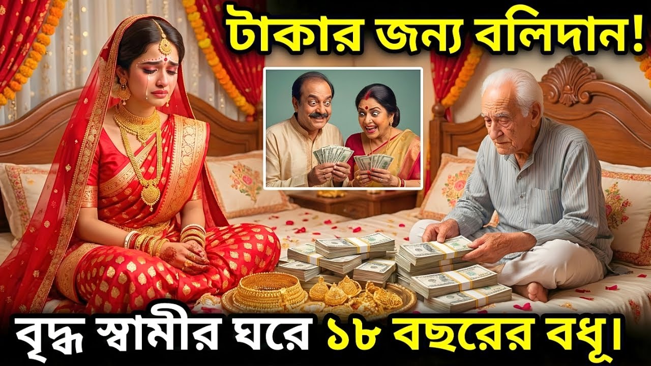টাকার নেশায় অন্ধ চাচা চাচি বৃদ্ধের হাতে তুলে দিল এতিম মেহজাবিনকে