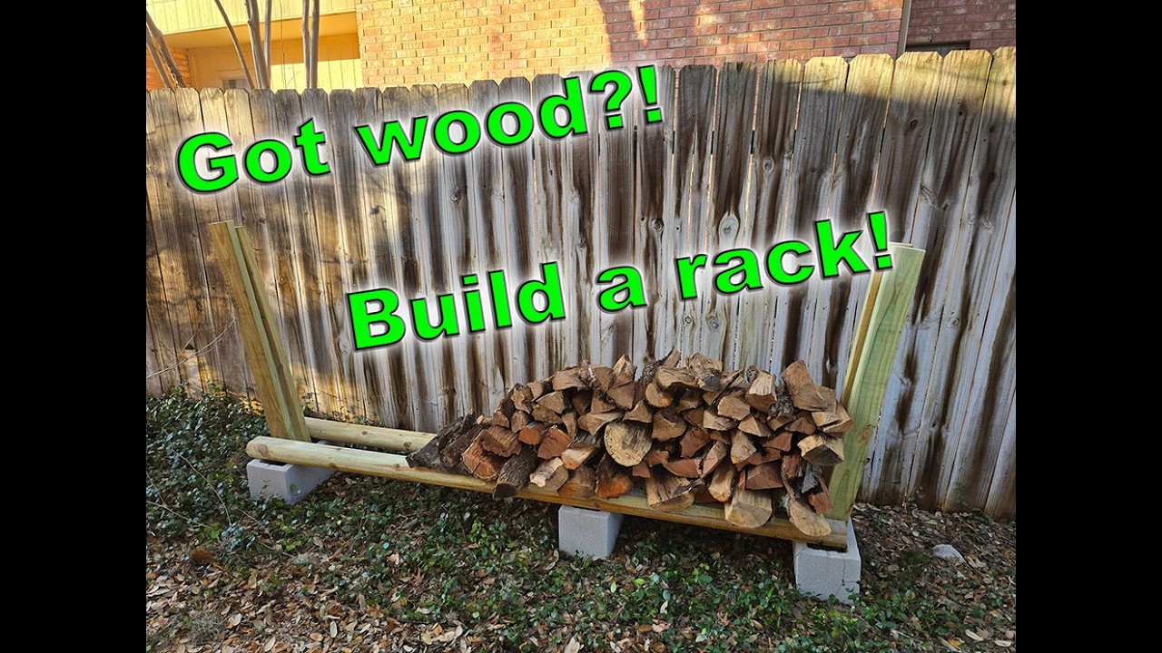 Got wood? Build a wood rack!
