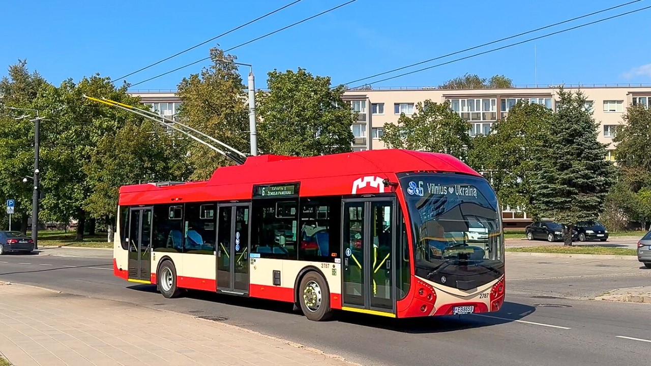 Новые троллейбусы Škoda 32Tr SOR в Вильнюсе 🇱🇹 | 2024