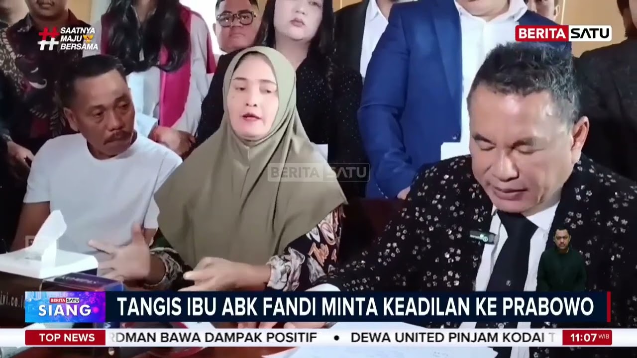 Ibu ABK yang Dituntut Hukuman Mati Datangi Hotman Paris Minta Keadilan #beritasatu