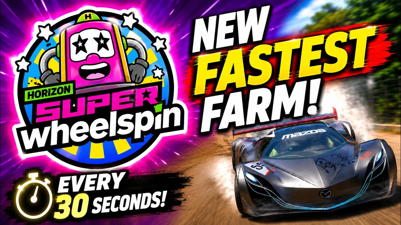 НОВАЯ САМАЯ БЫСТРАЯ ферма Super Wheelspin в Forza Horizon 6! 999 очков навыков БЫСТРО