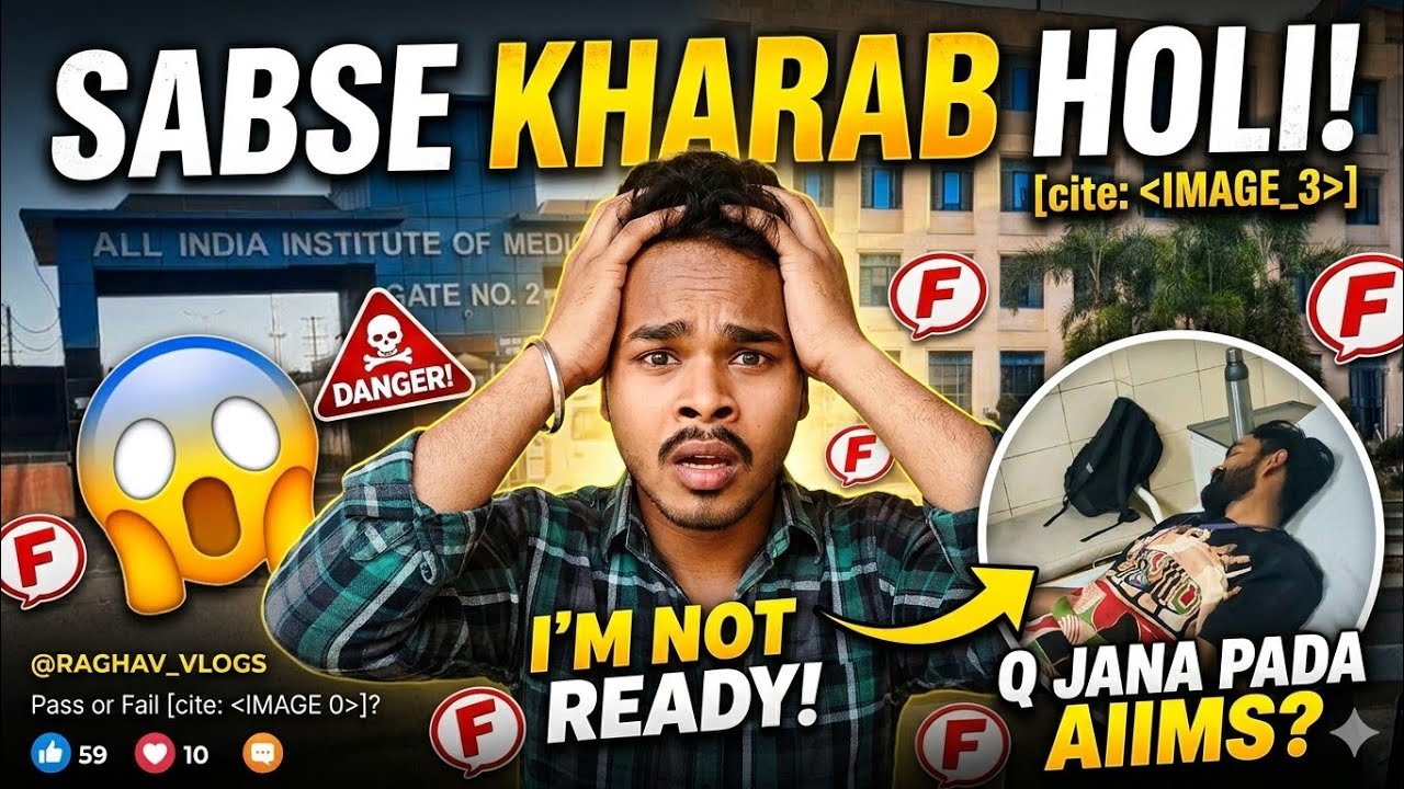 AIIMS Bhopal SABSE KHARAB HOLI! 😭 | AIIMS Kyu Jana Pada? 