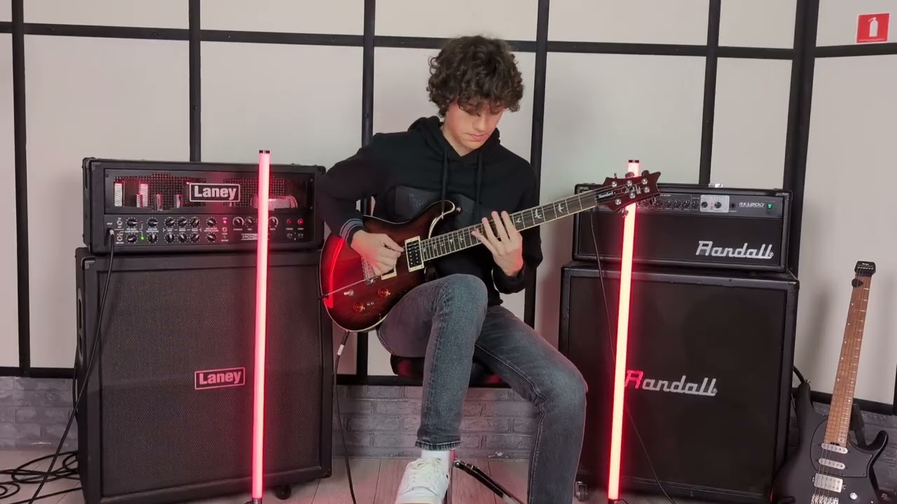 MONUMENTS - Cardinal Red - Full Guitar Cover with Madman Custom Bridge Pickup