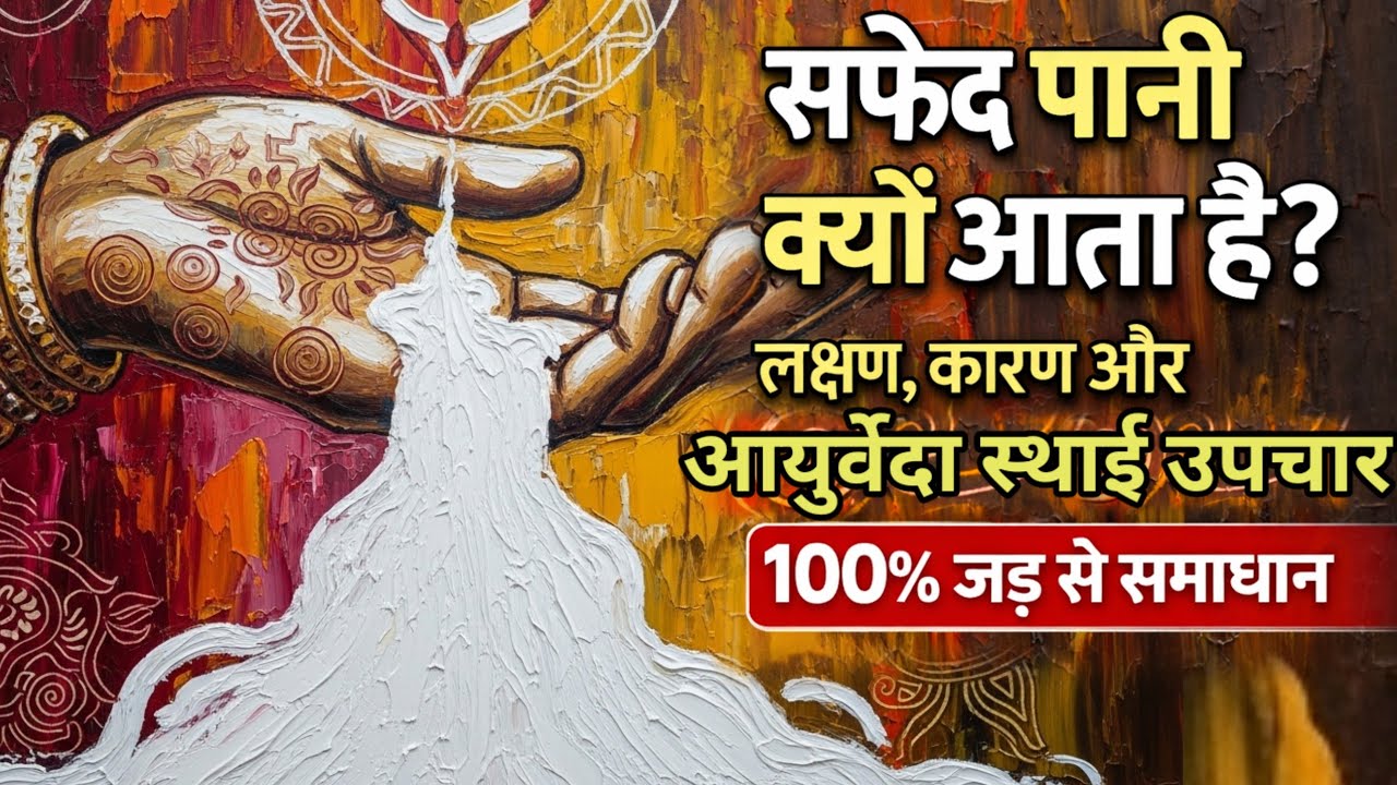 महिलाओं में सफेद पानी क्यों आता है?जानिए असली वजह....White Discharge Causes & Ayurvedic Treatment