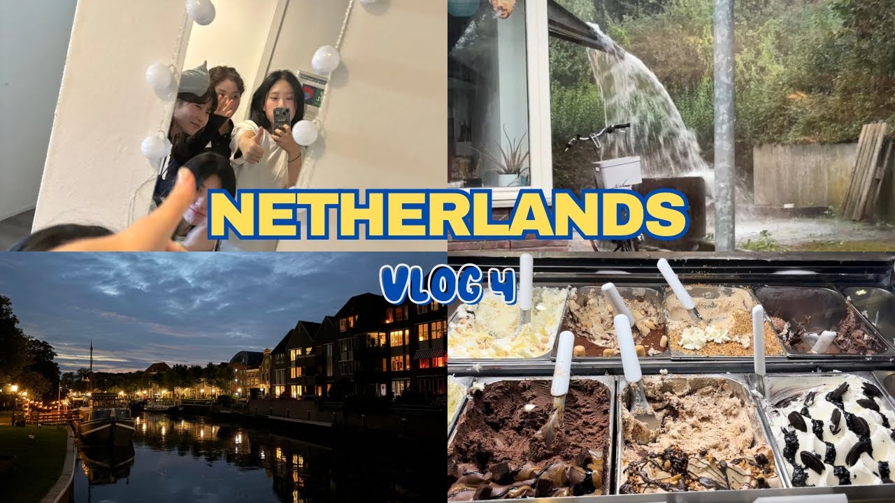 🇳🇱 네덜란드 교환학생 ep4 | 중앙대학교 교환학생 | windesheim 오티 | 한국인 교환 일상 | 즈볼레 젤라또 | salute