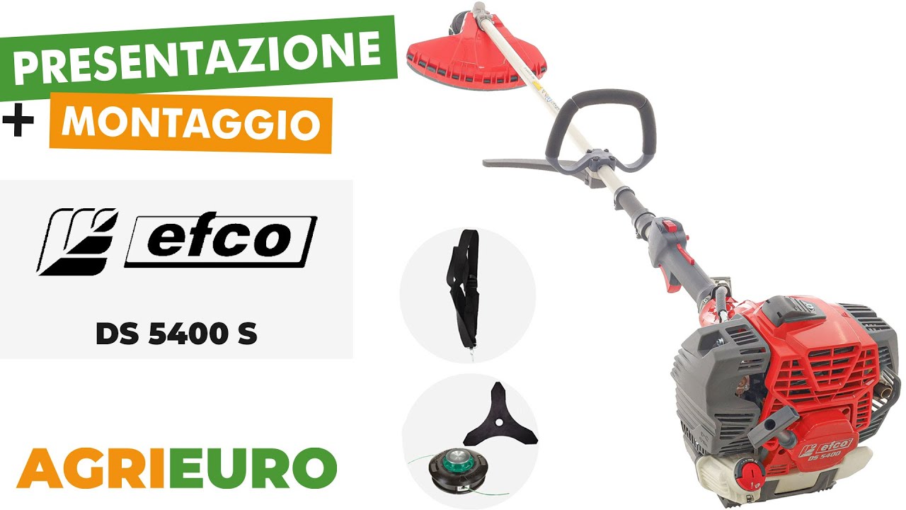 Efco DS 5400 S - Decespugliatore a scoppio - Motore Emak - Presentazione e Montaggio