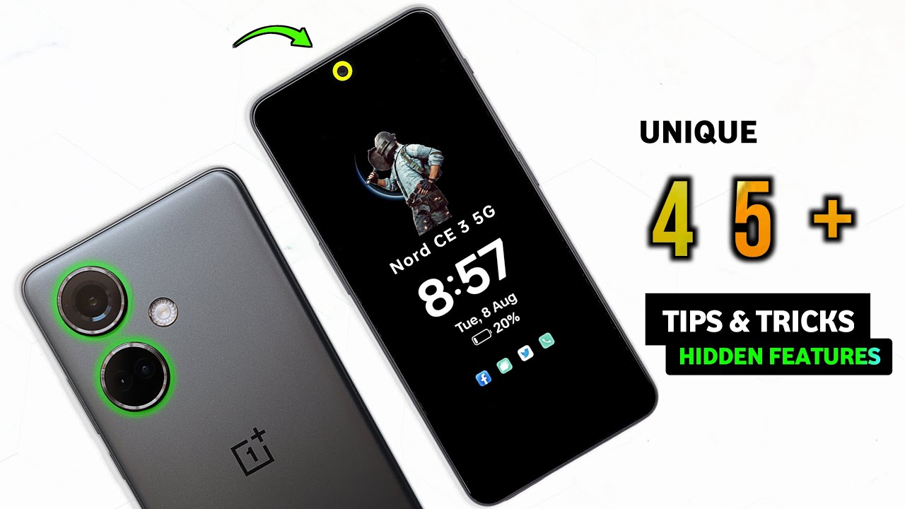 OnePlus Nord CE 3 Tips & Tricks | OnePlus Nord CE 3 Top 45+ Hidden Features & Settings