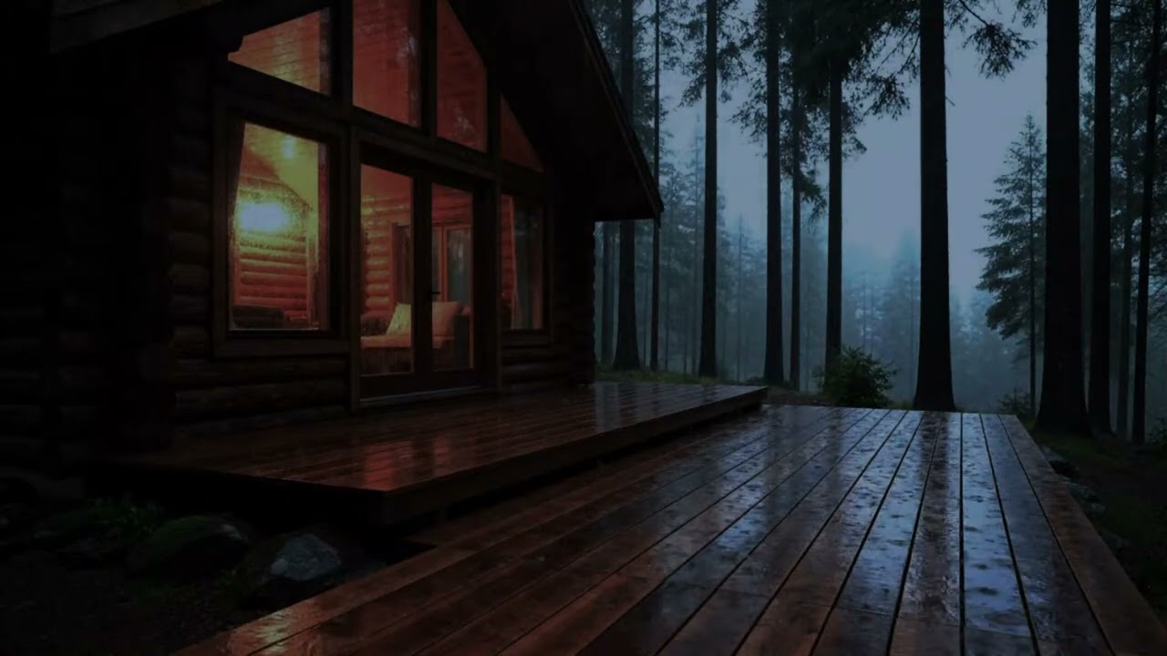 Rain Sound With Smoth Piano for Relaxation,Deep Sleep,