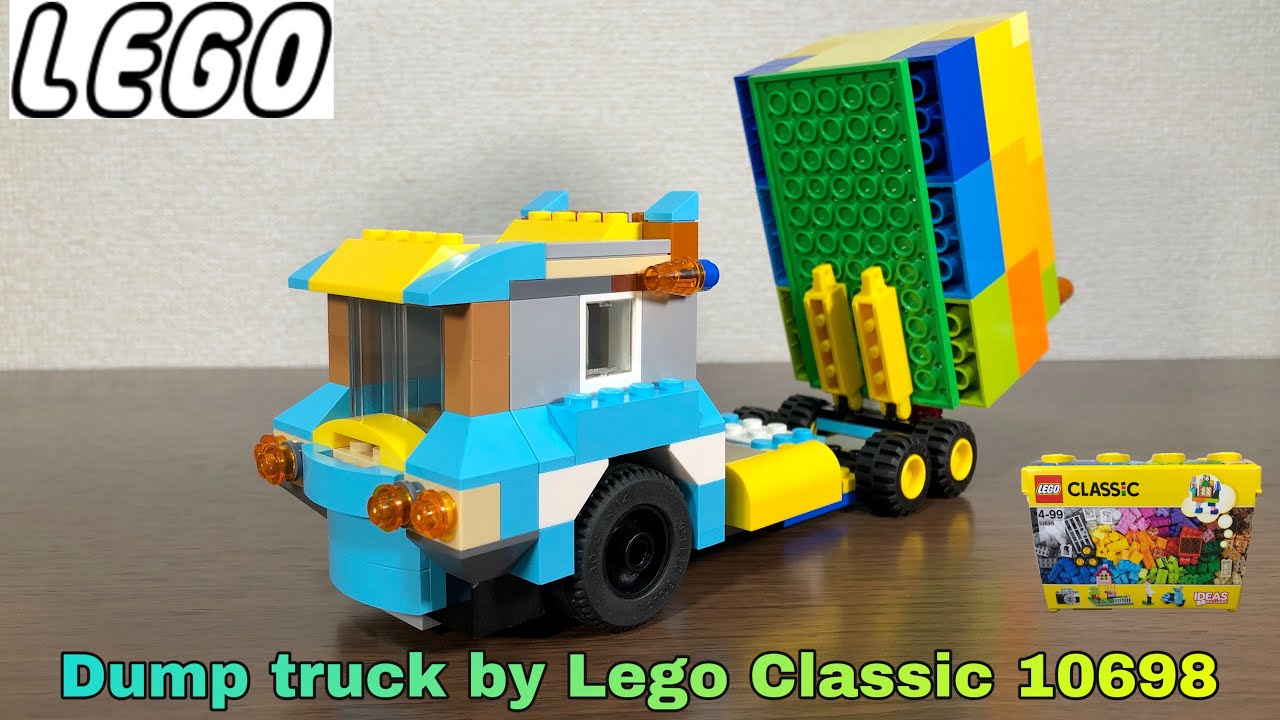 LEGO Classic 10698 assembly to a dump truck #68