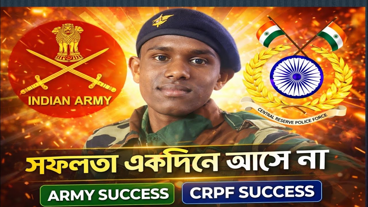 ARMY & CRPF দুটো চাকরির সফলতার গল্প 🥷#armylover #crpflover #longvideo