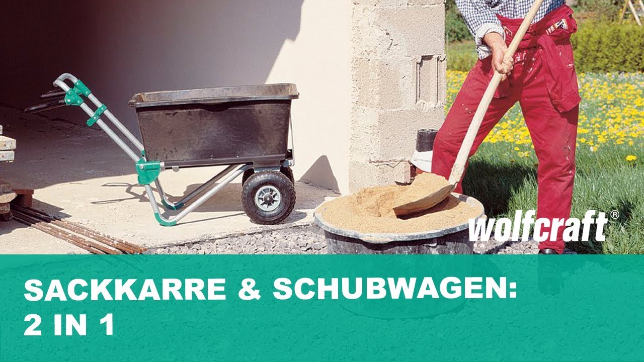 Sackkarre & Schubwagen in einem - Transportsystem TS1000 | wolfcraft