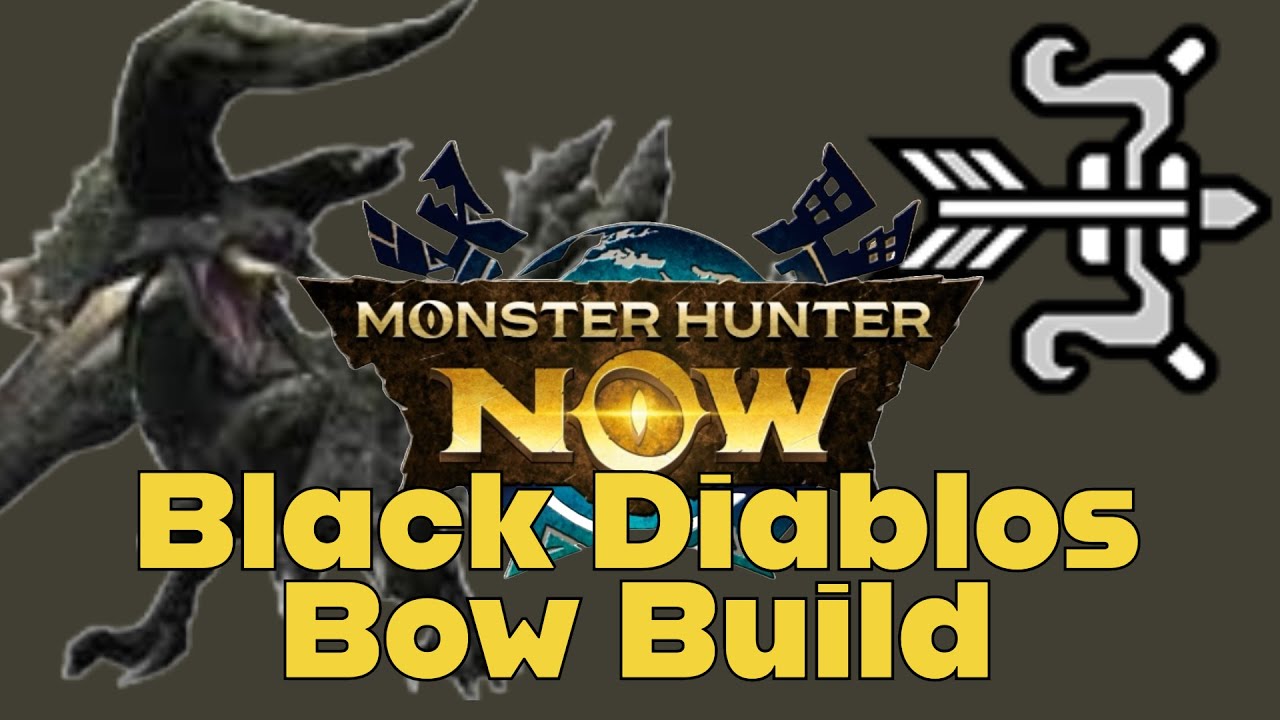 Monster Hunter Now - Shawnzy's ULTIMATE BEST Black Diablos Bow build YOU WONT BELIEVE NUMBER 4