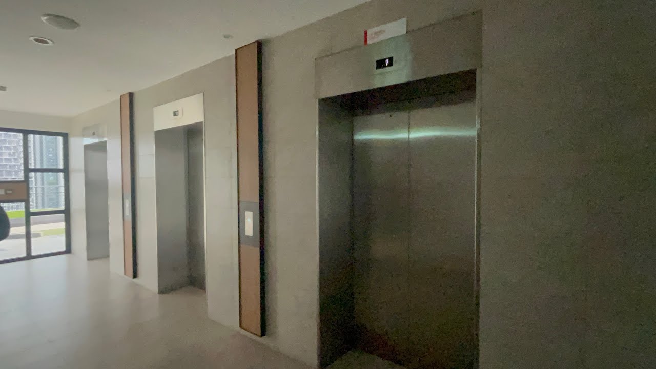 ( Tower B ) 3 LINCOLN Elevators @Sensasi Utropolis, Batu Kawan, Penang, Malaysia. •read description 