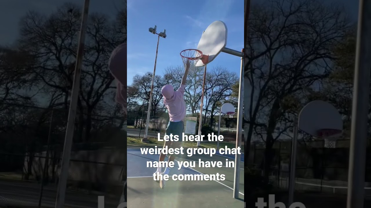 Lets hear the weirdest group chat name you have in the comments #basketball #groupchat