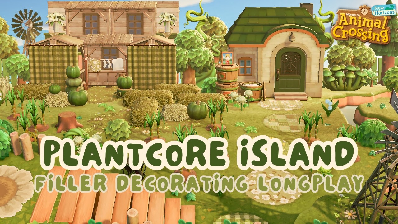 Animal Crossing Longplay 🍃 Plantcore Island Fillers (No Commentary)