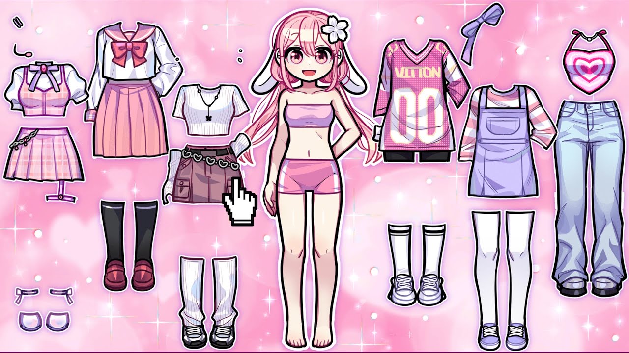 👗요루루 옷 입히기 게임! 오늘은 어떤 코디를 해줄까? [랜덤 옷 입히기]