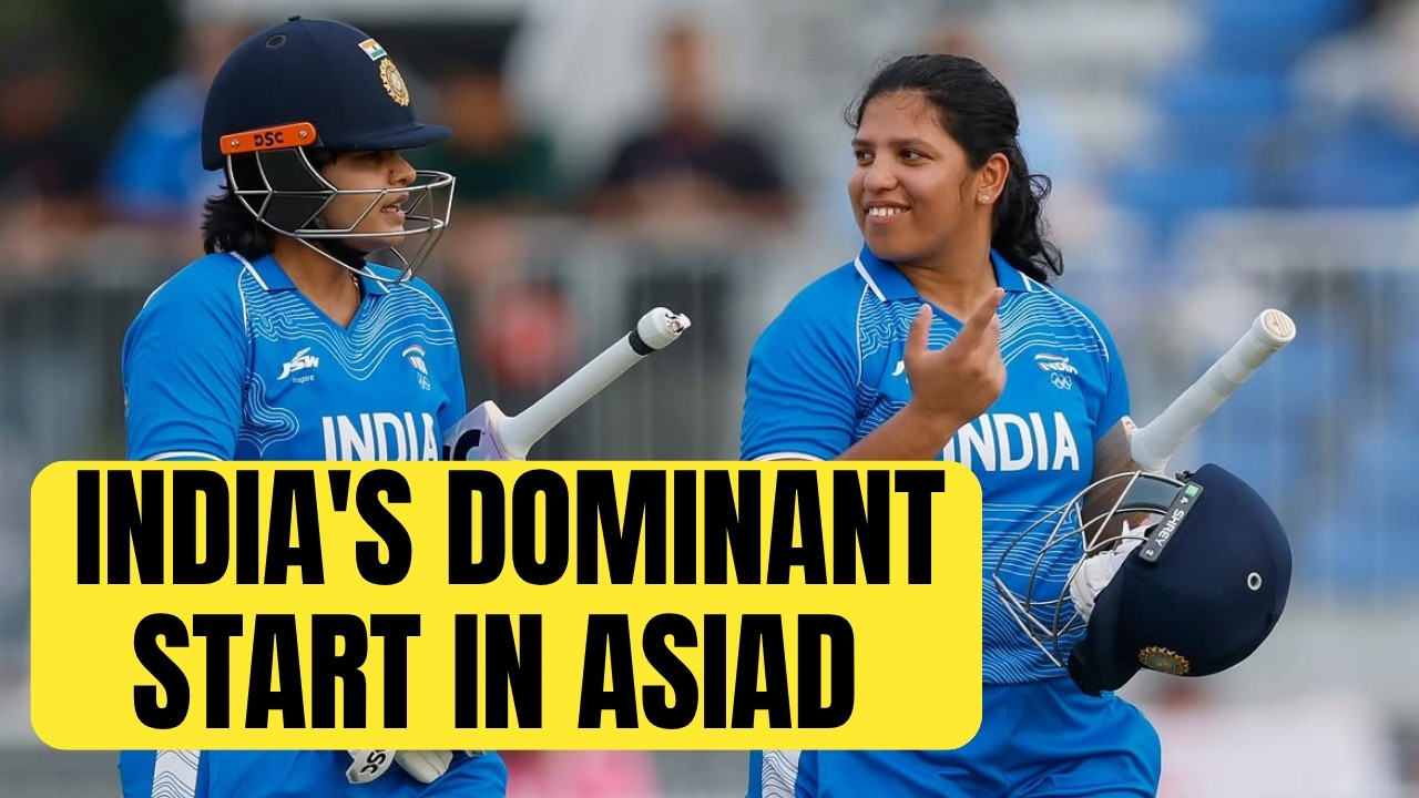 BREAKING Asian Games 2026: India women&rsquo;s team crush Japan in cricket quarterfinal