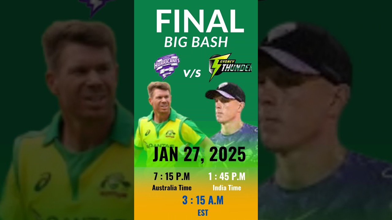 FINAL -  BIG BASH 2025 / JAN 27, 2025 #bbl