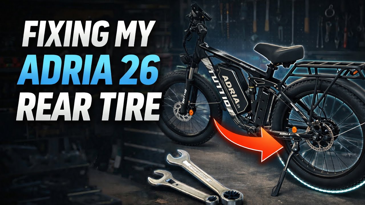 Fixing the back tire of my E-Bike!