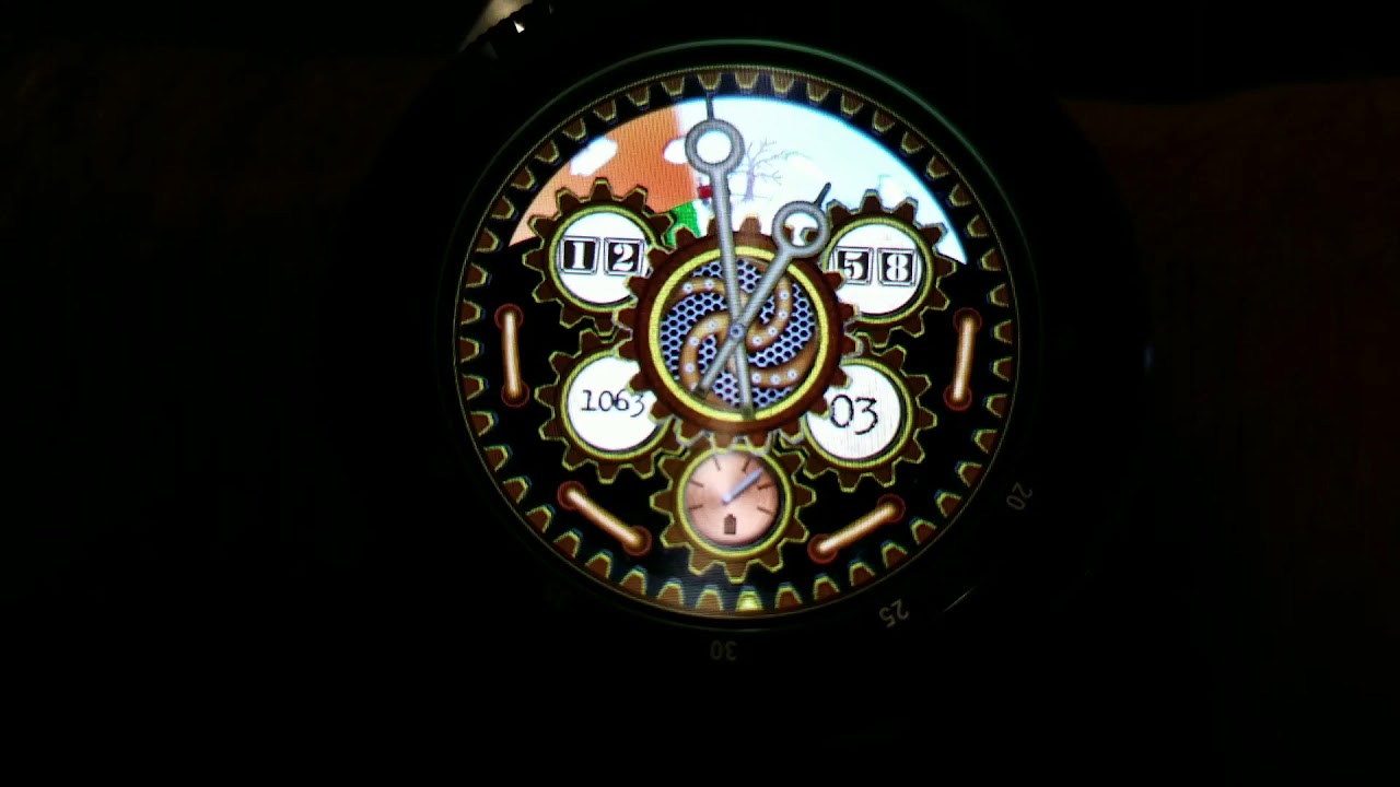 Gears: Digital/Analog seasonal watchface for Samsung Gears S2, S3, Frontier, sport and Galaxy watch
