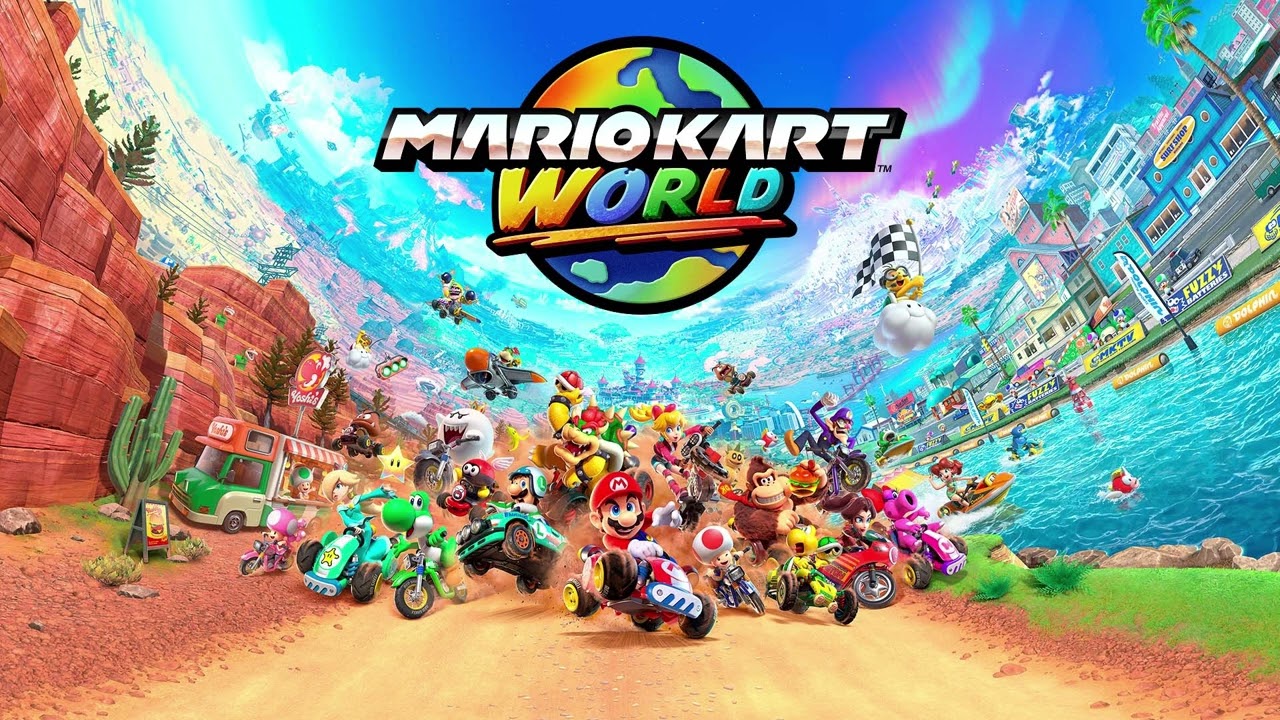 Character & Kart Select (Mario Kart 7) (Night) - Mario Kart World (Fanmade)