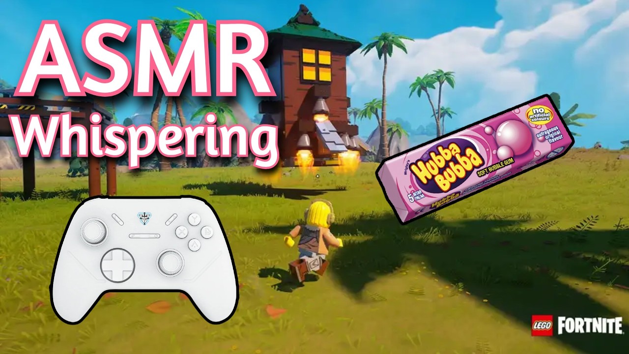 ASMR Gaming | FORTNITE LEGO (1) WHISPERING | Controller Sounds 💤