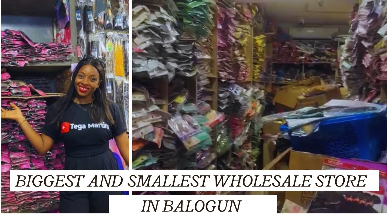 Pt1 BIGGEST/SMALLEST😱PACKET HAIRS WHOLESALERS IN NIGERIA|DETAILED VIDEO #marketvlog #wigs #contact
