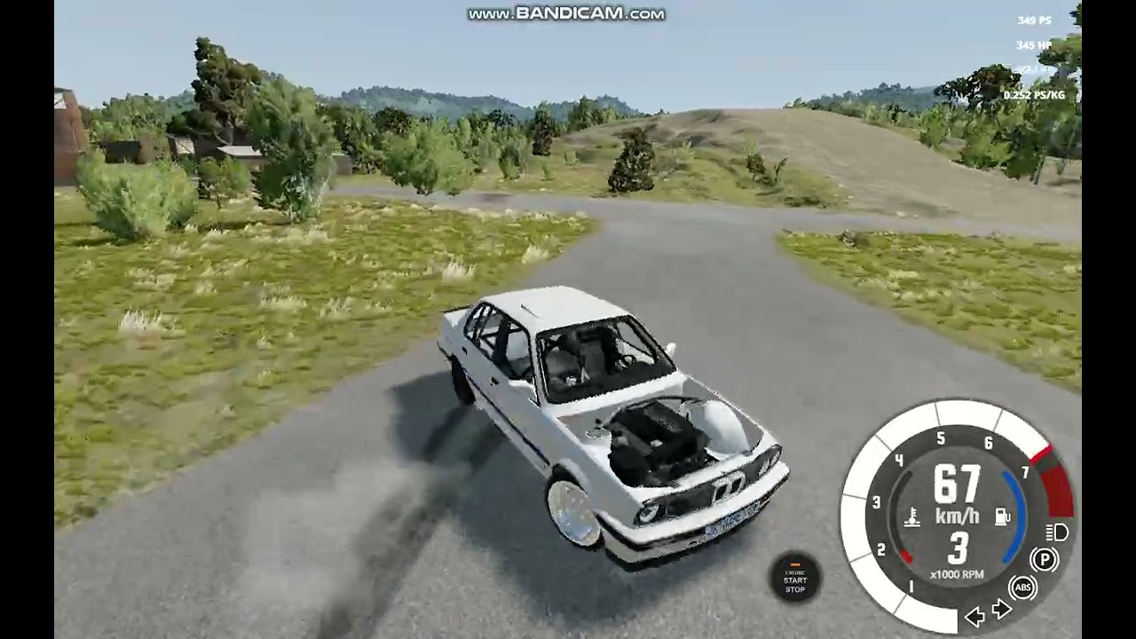 E30 V8 In Beamng Drive Spinning 🚗 