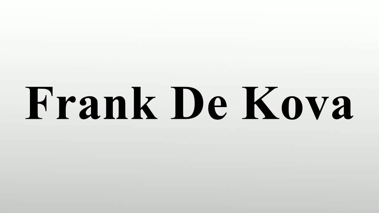 Frank De Kova