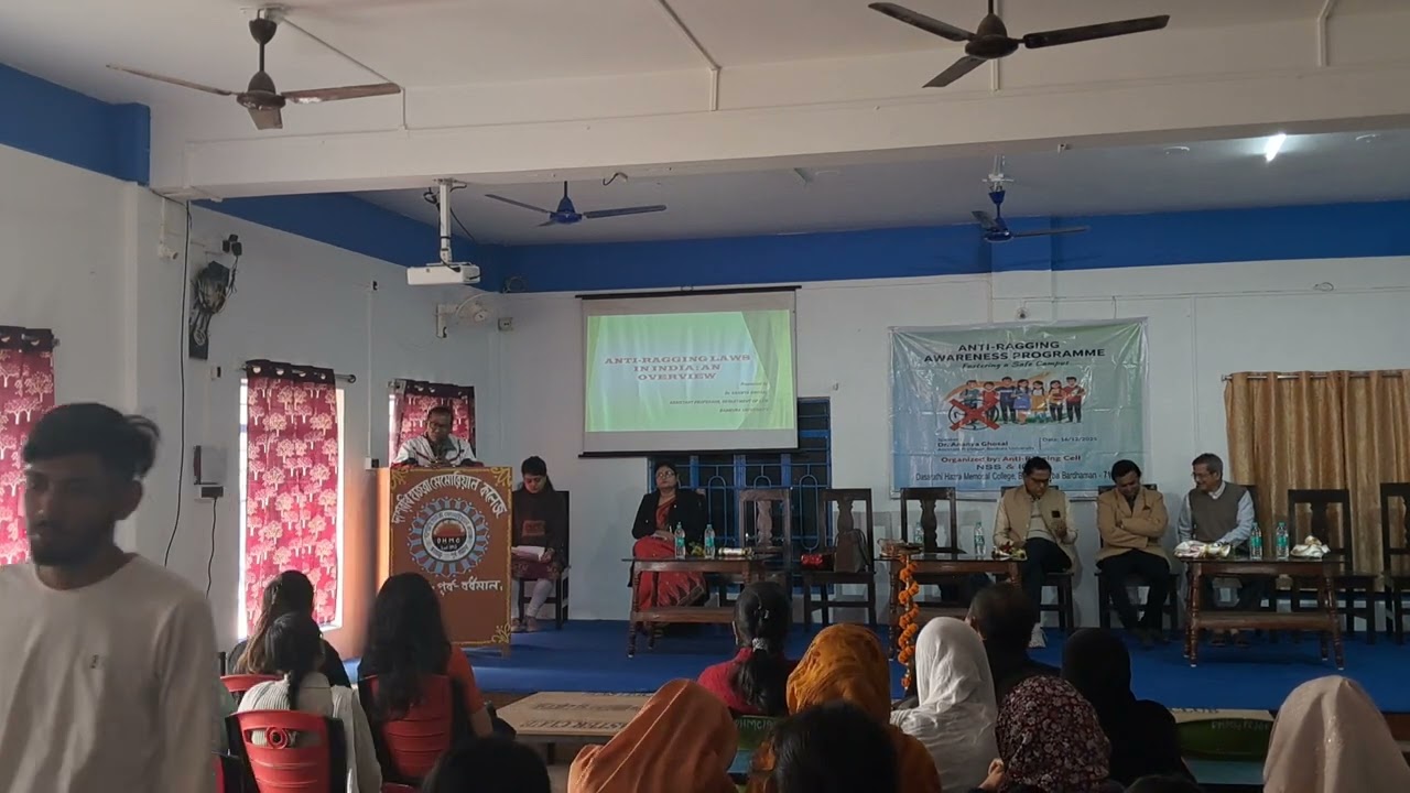 “Anti-Ragging & Health Lifestyle” Awareness Programme Organised by Anti-Raging Cell NSS IQAC