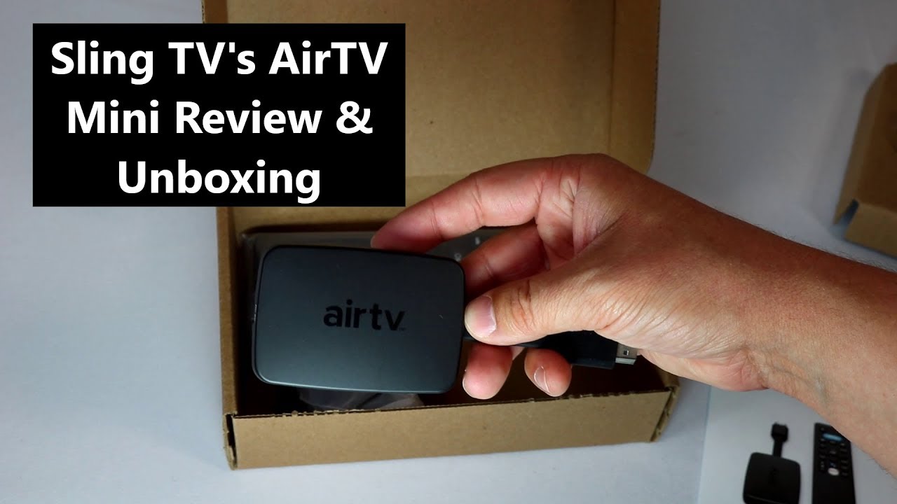 Sling TV's AirTV Mini Review & Unboxing (4K An Android TV Powered Streaming Player)