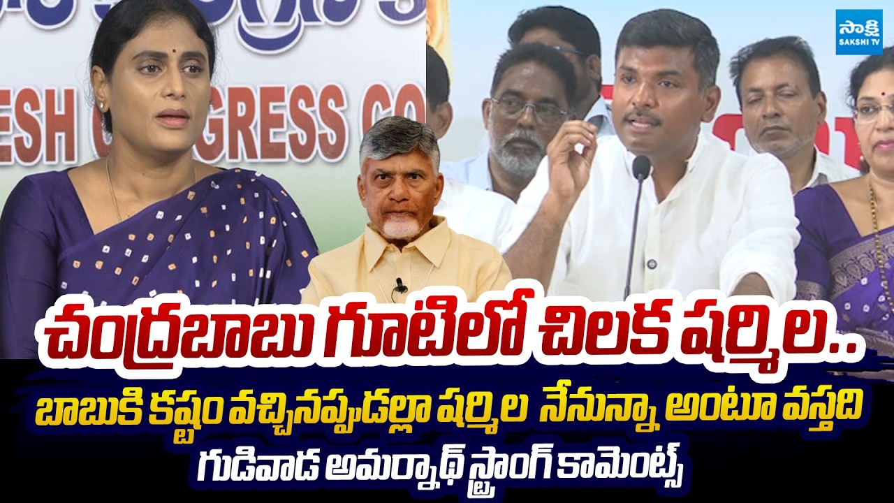 Gudivada Amarnath Strong Reaction on YS Sharmila's Comments Regards YS Jagan |  ⁨@SakshiTVLIVE