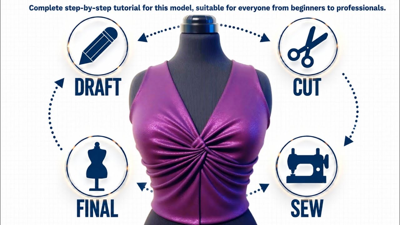 Pattern Making &bull; Cutting &bull; Sewing | Complete Garment Tutorial | All Levels
