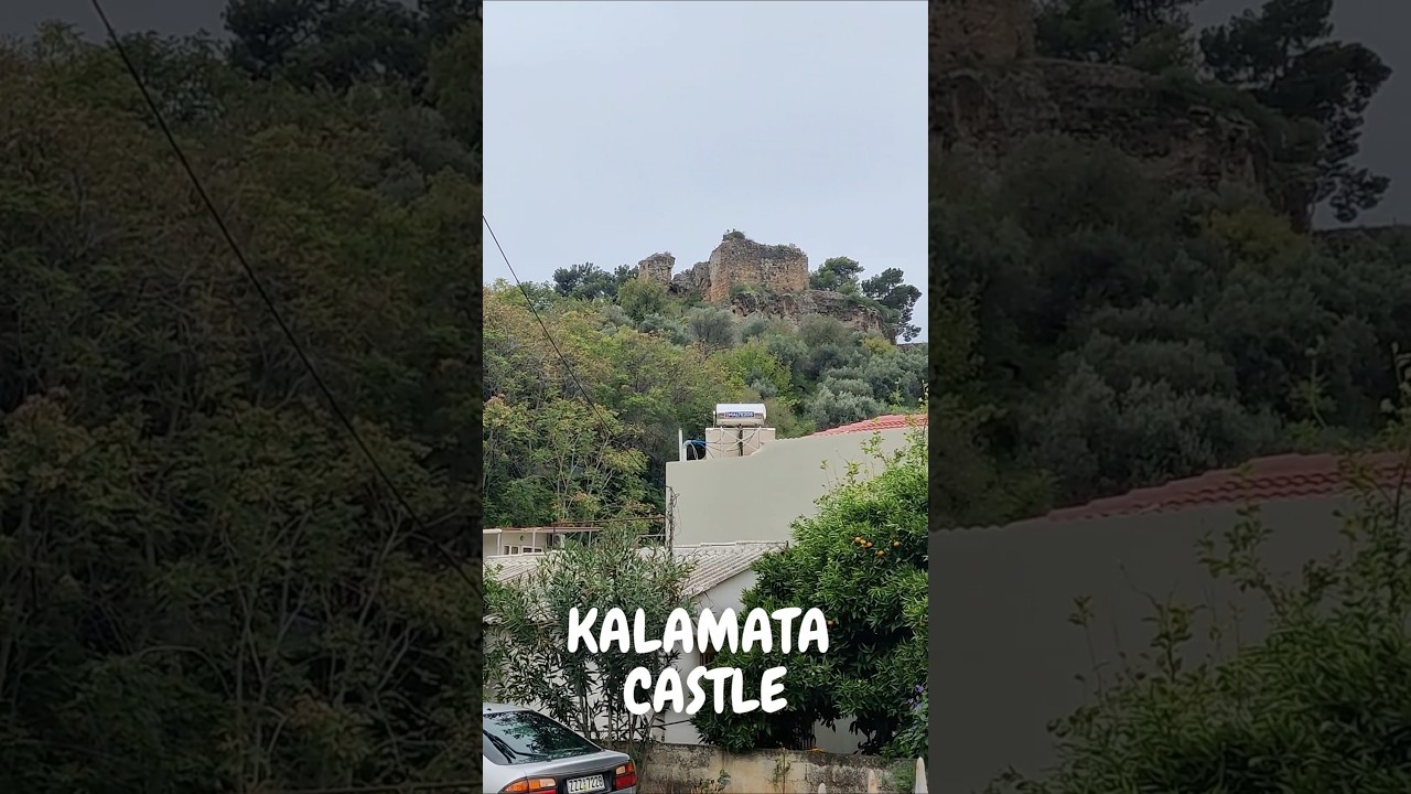 Kalamata Castle From the Market | 4 Seconds of Greek History 